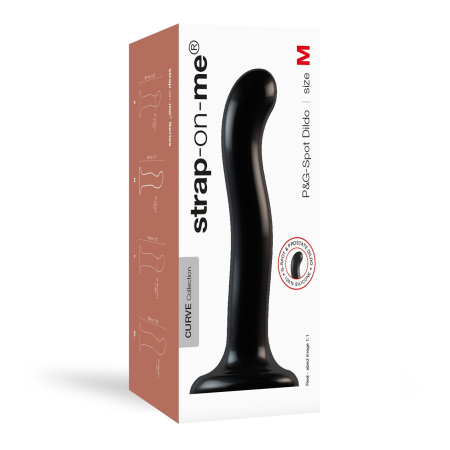 Насадка для страпона Strap-On-Me P&G-Spot Dildo, силикон, размер M - фото №5