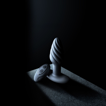 Анальна пробка з вібрацією та перлинним масажем Dorcel Spin Plug, макс. діам. 3,8 см, пульт ДК - фото №6