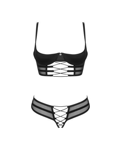 Комплект Obsessive Roxelia 2-pcs crotchless set M/L №3