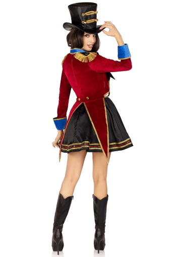 Костюм циркачки Leg Avenue Ringmaster Costume S, сукня, капелюх №5