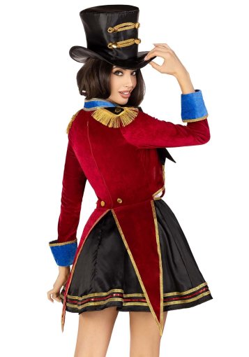 Костюм циркачки Leg Avenue Ringmaster Costume M, сукня, капелюх №2