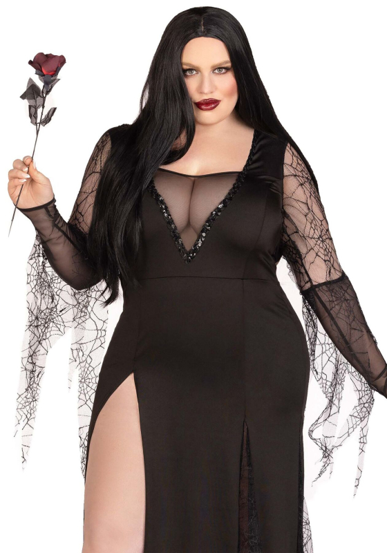 Костюм Мортіші Аддамс Leg Avenue Sexy Spooky Morticia 1X–2X 