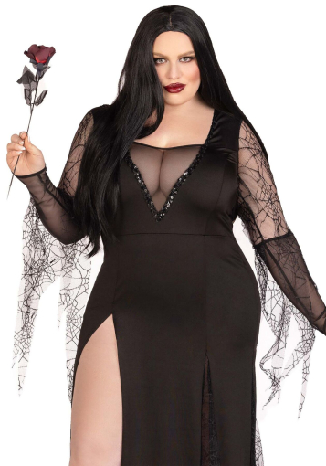 Костюм Мортіші Аддамс Leg Avenue Sexy Spooky Morticia 3X–4X 