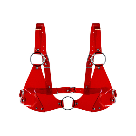 Ліф класичний Feral Feelings - Bikini Top Red Trasparent - фото