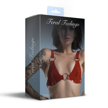 Ліф класичний Feral Feelings - Bikini Top Red №2