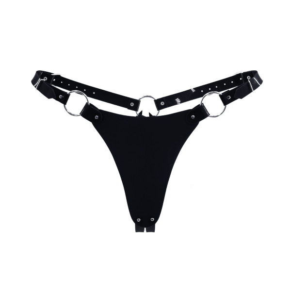 Трусики класичні Feral Feelings - String Bikini Black - фото