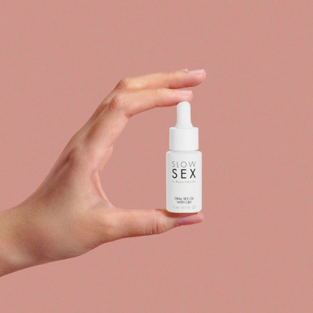 Олія для орального сексу Bijoux Indiscrets Slow Sex Oral Sex Oil CBD (15 мл) - фото №2