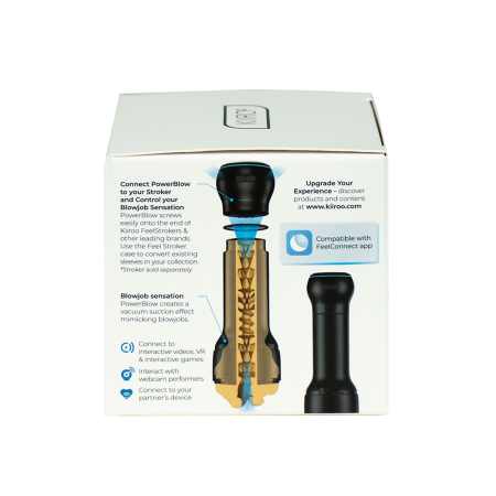 Вакуумна інтерактивна насадка для мастурбатора Kiiroo PowerBlow, імітатор мінету - фото №6