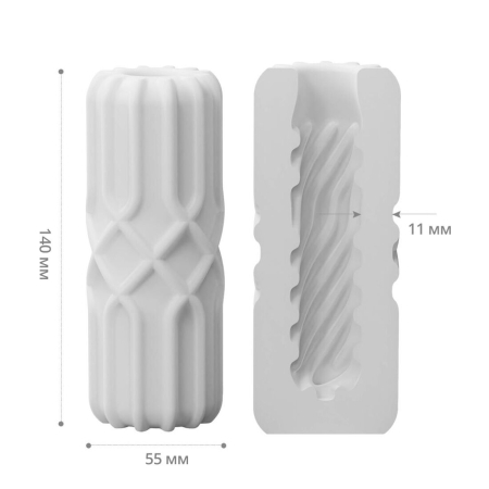 Мастурбатор Otouch DECOR 1-C, ефект всмоктування, спіральні хвилі - фото №2