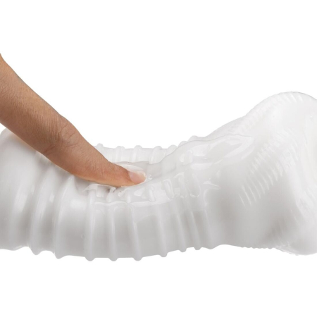 Мастурбатор Otouch DECOR 1-D, ефект всмоктування, реберця-кільця, звужений діаметр - фото №4