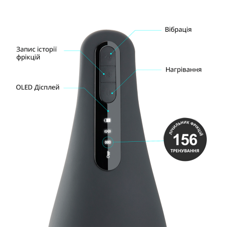 Мастурбатор Otouch AIRTURN 1, 7 режимів вібрації, 2 рівні підігріву, лічильник фрикцій - фото №5