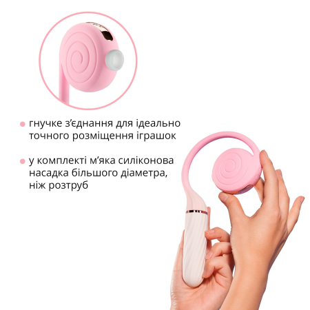 Пульсатор з вакуумною стимуляцією Otouch LOLLIPOP Pink - фото №4
