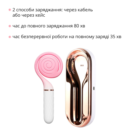 Пульсатор з вакуумною стимуляцією Otouch LOLLIPOP Pink - фото №5