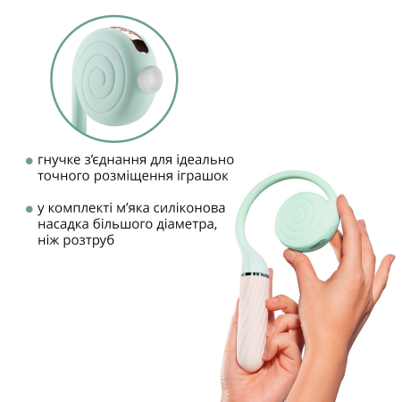 Пульсатор з вакуумною стимуляцією Otouch LOLLIPOP Teal - фото №4