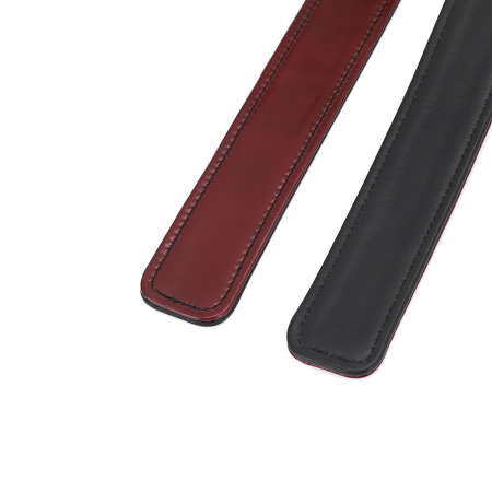 Фіксатори для стегон Liebe Seele Wine Red Thigh Cuffs S Size, натуральна шкіра - фото №5