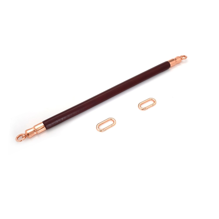 Фіксатор-розпірка для ніг або рук Liebe Seele Wine Red Spreader Bar, дерево + натуральна шкіра - фото №2