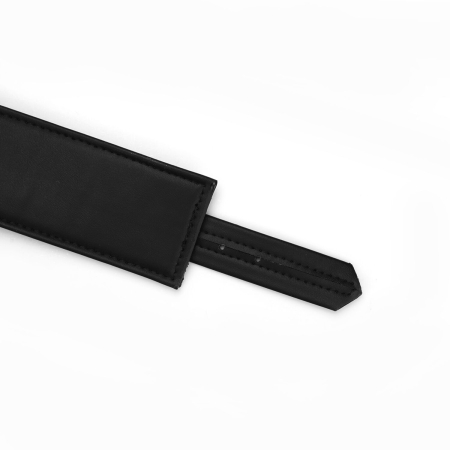 Поножі Liebe Seele Black Organosilicon Anklecuffs, екошкіра - фото №2