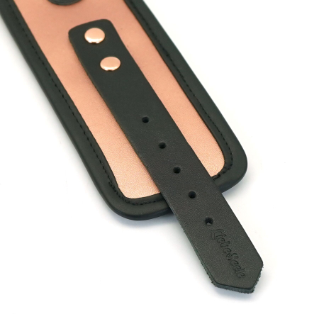 Наручники Liebe Seele Rose Gold Memory Wrist Cuff, натуральна шкіра, золото рожеве №7