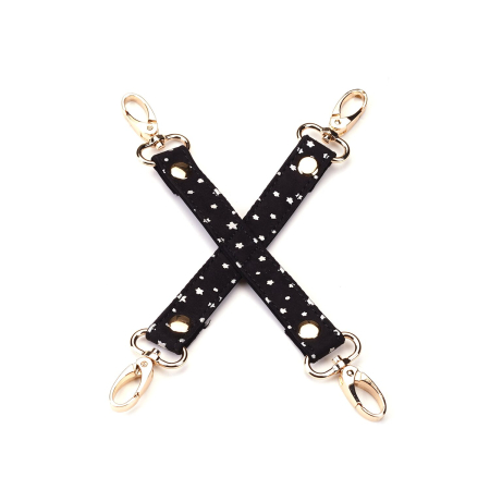 Набір Liebe Seele Stary Nights 7pcs Bondage Kit, фіксатори, нашийник з повідцем, кляп, флогер, маска - фото №5