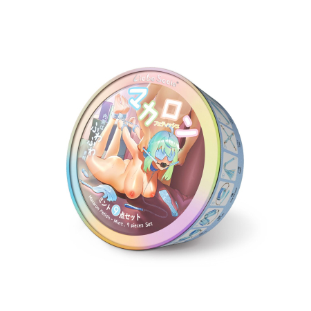 БДСМ-набір для початківців Liebe Seele Macaron 9pcs Bondage Kit-Mint, 9 предметів, мініванд - фото №12