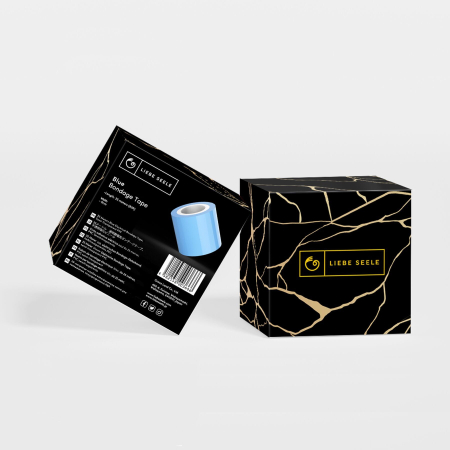 Скотч для бондажу Liebe Seele Bondage Tape Blue 25м - фото №2