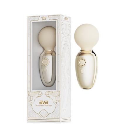 Смарт-вібромасажер Zalo – AVA Ivory White, 8 режимів, підігрів, дуже потужний та компактний - фото №7