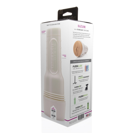 Мастурбатор Fleshlight Girls: Kazumi — Kumzumi, зі зліпка вульви - фото №7