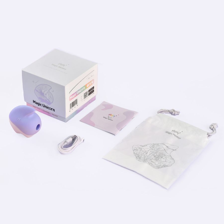 Вакуумний кліторальний смарт-стимулятор Magic Motion Unicorn Purple з вібрацією - фото №7