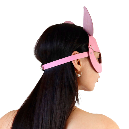 Шкіряна маска мишки Art of Sex - Mouse Mask, колір Рожевий - фото №2