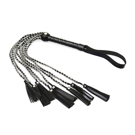 Ажурний батіг з екошкіри Art of Sex - Brianna, колір чорний №2