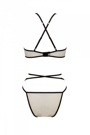 Комплект білизни Passion CHIKA SET, L/XL, cream, топ, трусики - фото №4