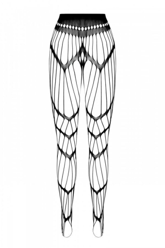 Еротичні колготки-бодістокінг Passion ECO S006 white - фото №4