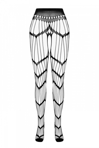 Еротичні колготки-бодістокінг Passion ECO S006 white - фото №3