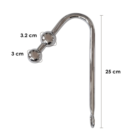 Бондажний набір із металевим анальним гаком №3 Art of Sex Blanca Bondage set with anal hook №3 - фото №2