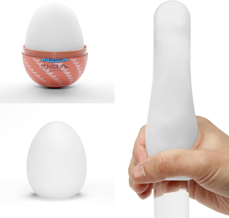 Набір мастурбаторів-яєць Tenga Egg Hard Boilded II Pack (6 яєць), щільний TPE, опукла текстура - фото №4