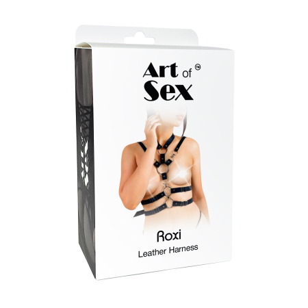 Сексуальна портупея жіноча Art of Sex - Roxi, розмір XS-2XL, колір чорний - фото №5