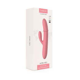 Смарт вібратор-кролик Svakom Mora Neo, 3 мотори, рухомі намистини на стовбурі - - фото №10