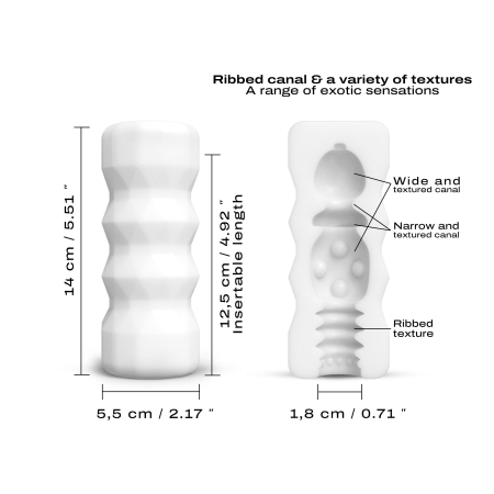 Мастурбатор Dorcel Cup Exotic, ультрам’який, звужений канал - фото №2