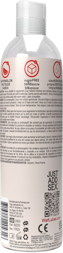 Зігрівальний лубрикант на водній основі Wet Warming Watermelon 4 in 1, без цукру (118 мл) - фото №2