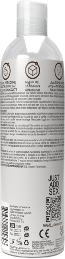 Зігрівальний лубрикант на водній основі Wet Warming Chocolate Cookie 4 in 1, без цукру (118 мл) - фото №2