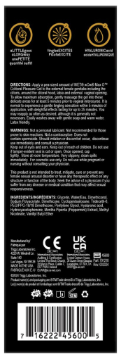 Збуджувальний гель для клітора Wet Wow Max O Clitoral Arousal Gel, легке поколювання (15 мл) - фото №3