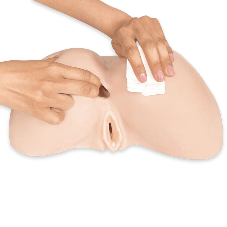 Мастурбатор-попка з двома входами SilexD Daphne Ass Masturbator, суперреалістичний, термореактивний - фото №5