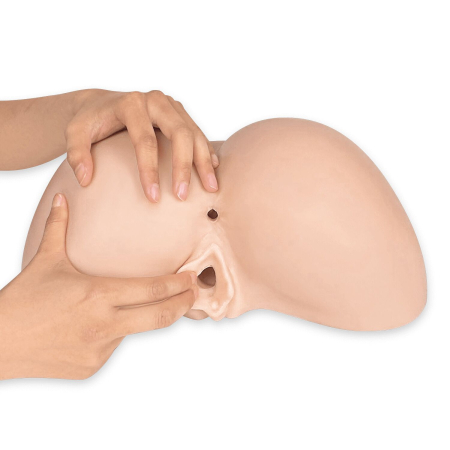 Мастурбатор-попка з двома входами SilexD Daphne Ass Masturbator, суперреалістичний, термореактивний - фото №2