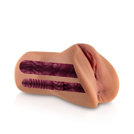 Ультрареалістичний мастурбатор Toi et moi – Lou, два канали (вагіна та анус), відкрита вагіна - фото №2