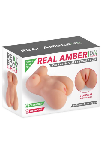 Мастурбатор Real Body — Real Amber - фото №4
