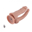 Подвійний фалоімітатор Hismith 9.8" Double Penetrator Silicone Dildo - фото №5