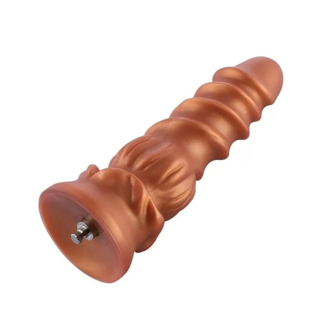 Силіконовий дилдо Hismith Spiral Grain Silicone Dildo Monster Series - фото