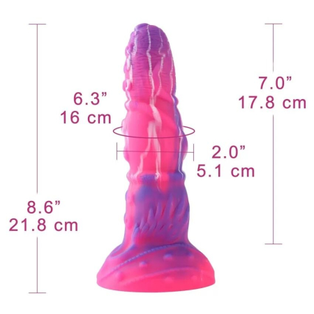 Силіконовий дилдо Hismith Silicone Tentacle Dildo Monster Series - фото №2