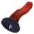 Силіконовий дилдо Hismith 8.35" Curved Silicone Dildo Red Monster Series - фото
