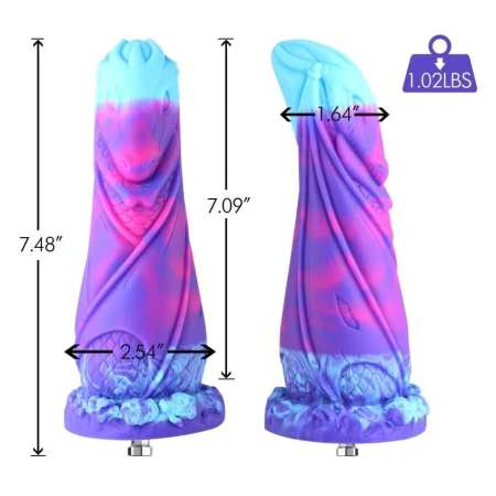 Силіконовий дилдо Hismith 7.48" Silicone Dildo HSA139 Monster Series - фото №2